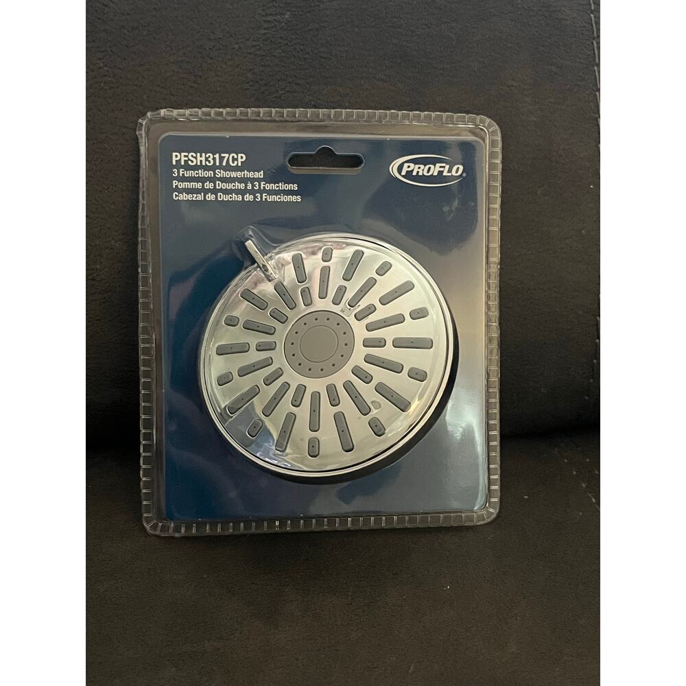 ProFlo 3 function shower head- PFSH317CP-NIB